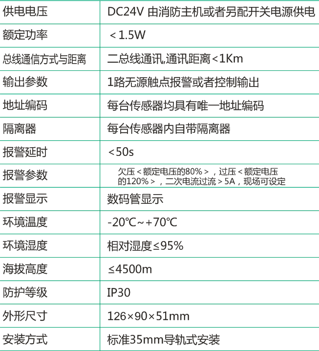 DDY-620G系列消防設備電源監控探測器